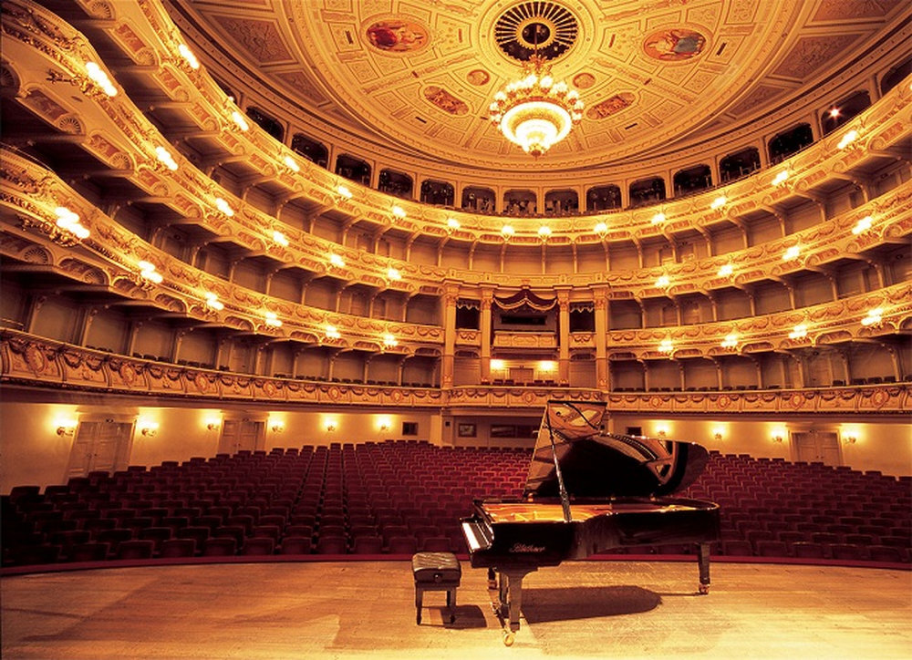 The interior is decorated with exquisite furniture, adding a touch of elegance to the overall grandeur